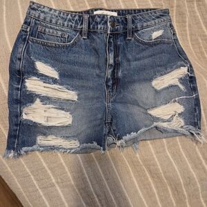 Kancan Distressed Denim Shorts